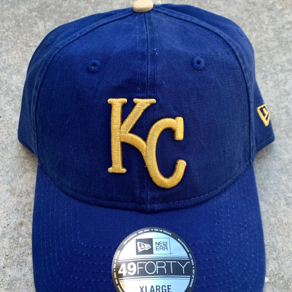 COPY - Kansas City Royals Gold 49FORTY Fitted Cap